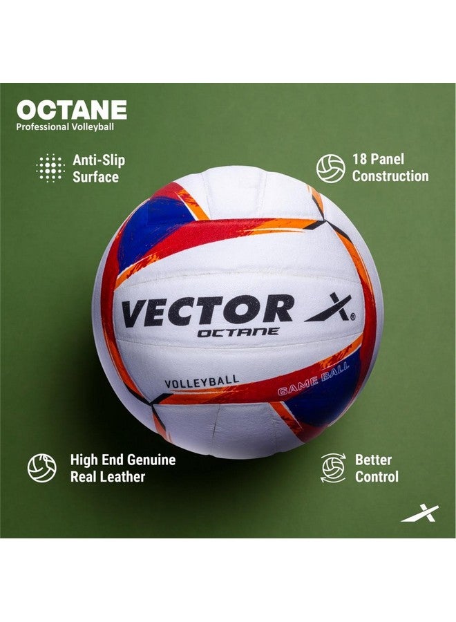 فيكتور أكس Vector X Octane Pu Pasted Japanes Microfiber PU 18 Pannels Premium Match Volleyball - Image 2