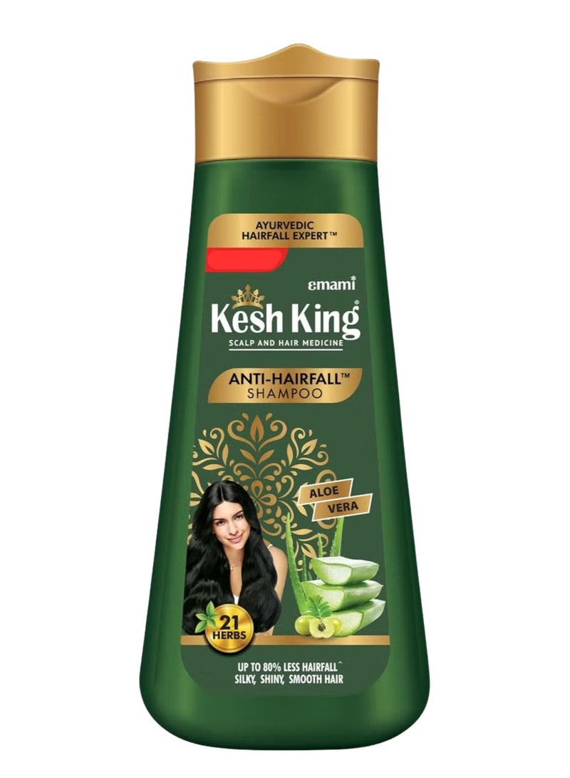 كيش كينج شامبو مضاد لتساقط الشعر بالأعشاب الأيورفيدية والألوفيرا – 340 مل - Image 1