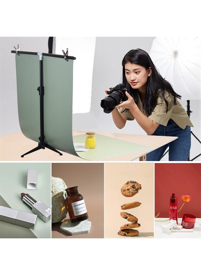 Yoocheese Photography Backdrops Small Product Background: Flat Lay Seamless Paper Props - Tabletop Photo Shoot for Jewelry Cosmetics Food .(22x34in, Dark) - Image 2