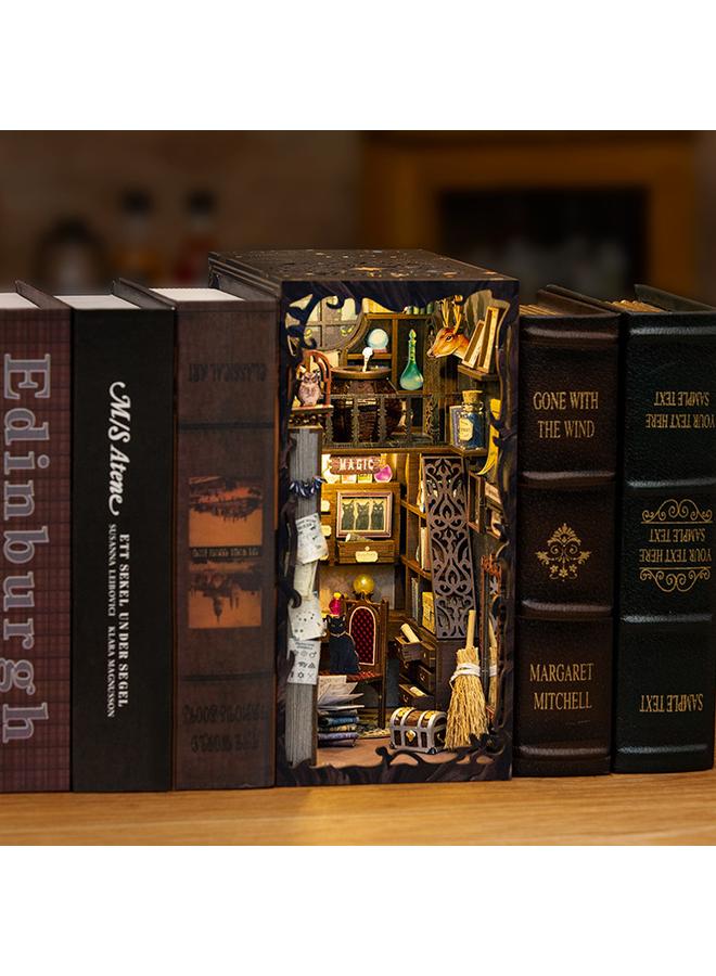 Bluejw Magic Pharmacist DIY Wooden 3D Handmade Assembled Book Stand Model Building Toy Gift - Image 4