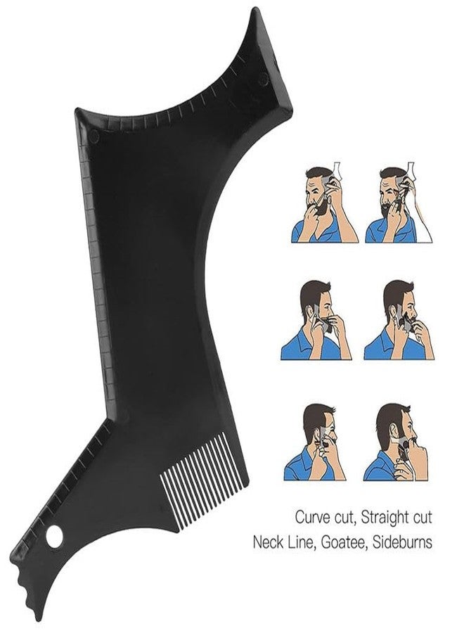 Kabello Beard Comb Men Beard Shaper Tool For Home And Saloon Use Pack Of 1(M4) - Image 5