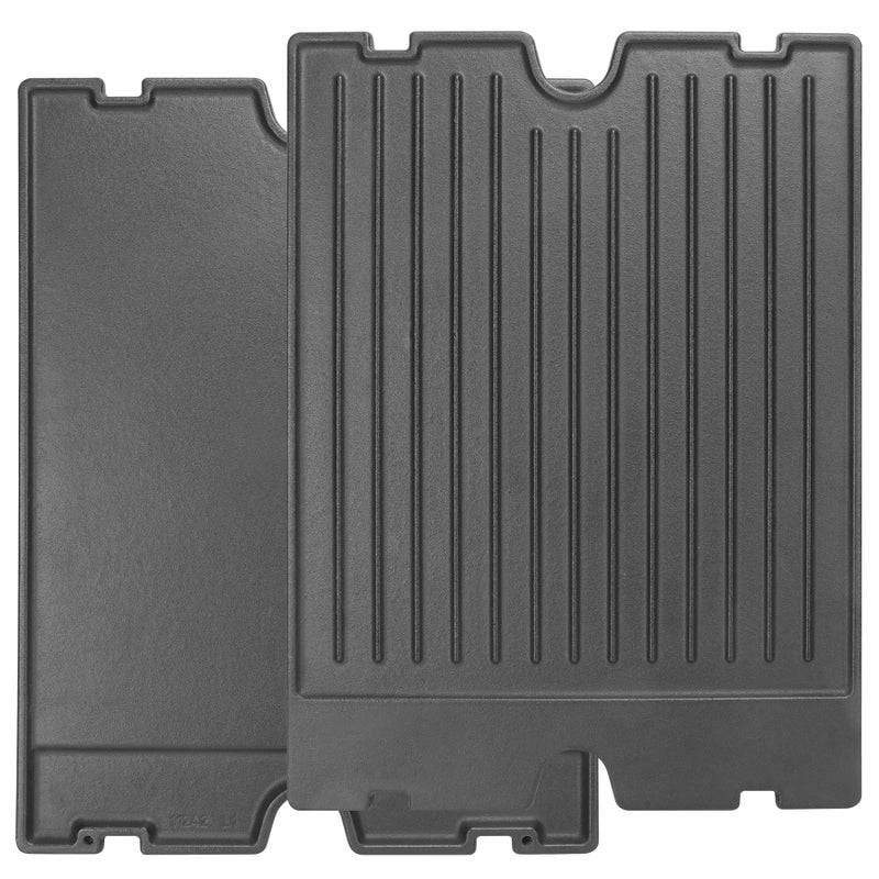 AJinTeby 2in1 Reversible 1748 x 1248 PreSeasoned 11242 Cast Iron Griddle for Broil King Baron Crown Crown Pellet Series Grill Flat Griddle Top Plate for Gas StoveCharcoalElectricPropaneGas Grill