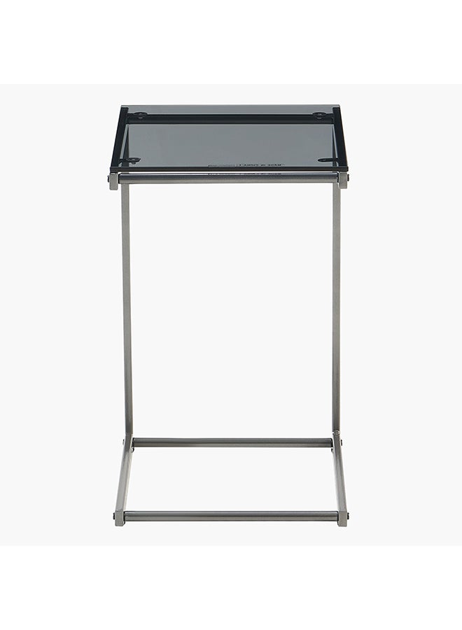 Home Box Melody Glass Top Laptop Table 35 x 56 x 40 cm - Image 5