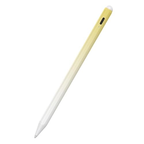JAMJAKE Stylus Pen for iPad 6th-11th Generation-2X Fast Charge Active Pencil Compatible with 2018-2025 Apple iPad Pro 11"/12.9"/M4, iPad Air 3/4/5/M2/M3,iPad mini 5/6 Gen-White Yellow - Image 1