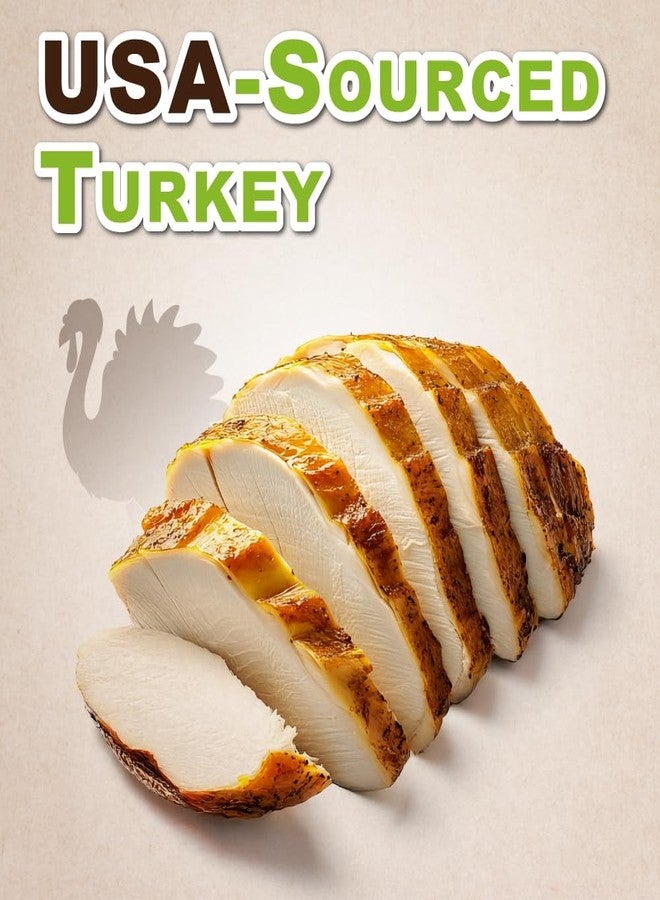 A Freschi srl Natural Turkey Treats, USA-Sourced Trukey, All-Natural, Hypoallergenic, Low-Fat, Healthy & Easily Digestible, Puppy & Training Snack, β-Carotene Stick 6 oz - Image 3