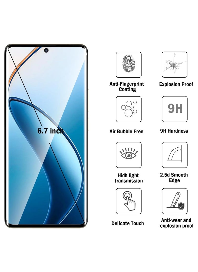 Lito - Lito 3D Full Cover Tempered Glass For Oppo Reno 10 5G/Reno 10 5G/Reno 10 Pro Plus 5G Fingerprint Working - Image 1