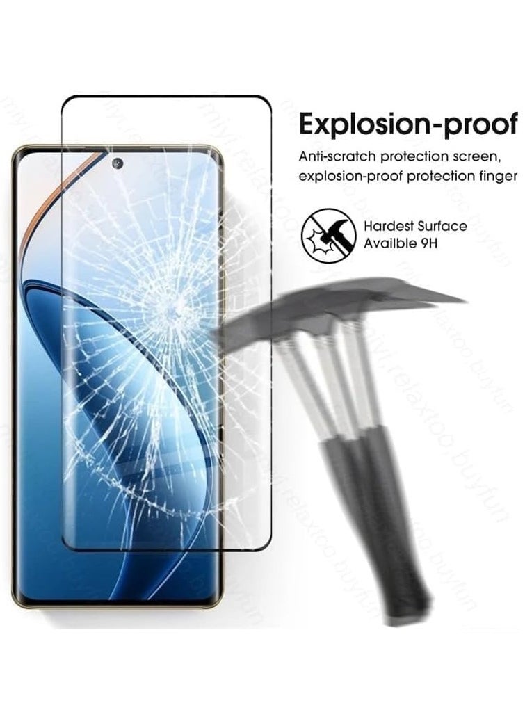 Lito - Lito 3D Full Cover Tempered Glass For Oppo Reno 10 5G/Reno 10 5G/Reno 10 Pro Plus 5G Fingerprint Working - Image 1