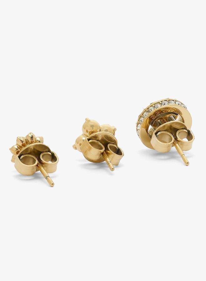 GUESS 4G Crystal Stud Earring Set - Image 3