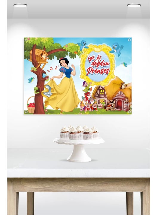 My Happy Days Snow White Themed Canvas Poster 50X70 cm