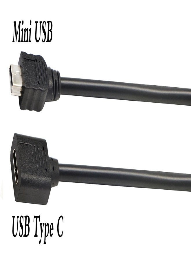 zdyCGTime 2-Pack USB 2.0 Type-C Female to USB Mini B Male Extension Cable, 30CM - Image 3