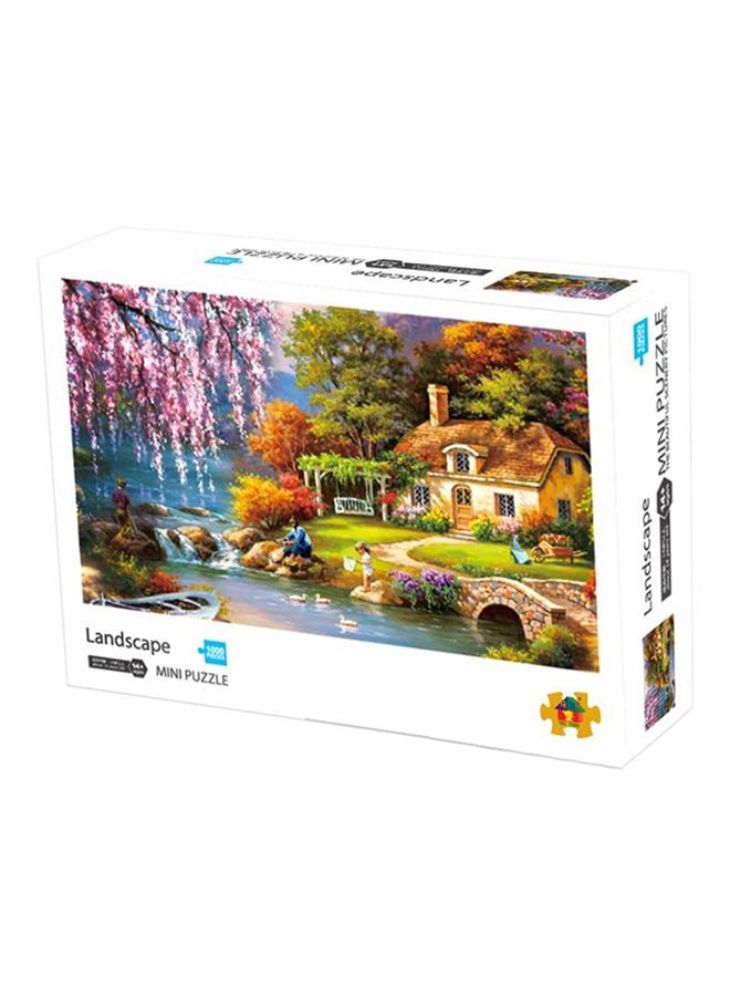 1000-Piece Landscape Jigsaw Puzzle Stress Relief Early Education Development Toy Set - Image 1
