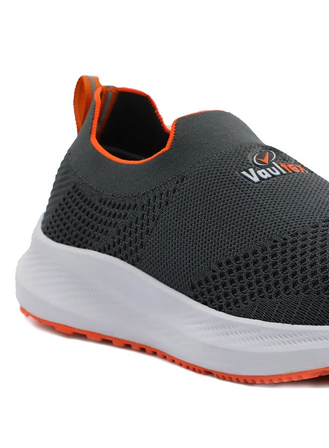 Vaultex Vaultex COC Low Ankle Steel Toe Safety Shoe, Grey/Orange, 40  - Image 2