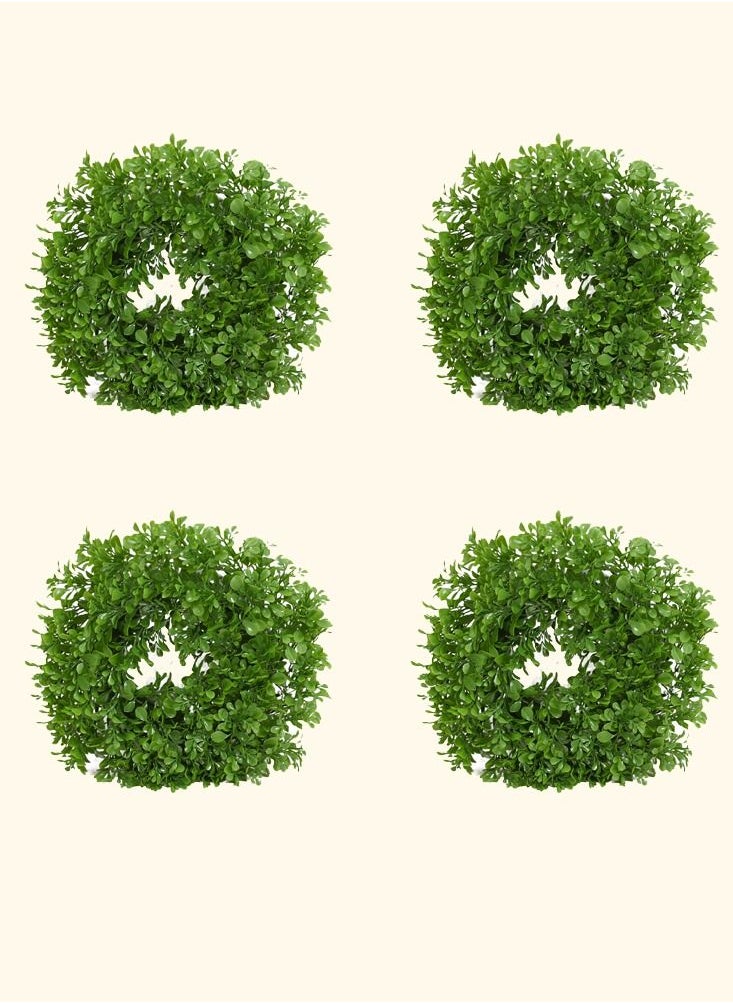 DRAMA HOME 4-Piece Artificial Wall Grass Green  - Image 1