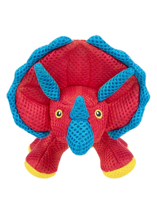 جو دوج لعبة جو دوج مزدوجة للمضغ على شكل ديناصورات وصدر صرير - حمراء، صغيرة - Image 2