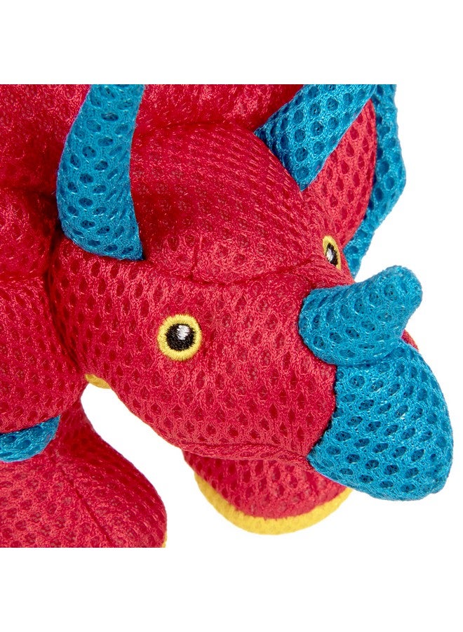 جو دوج لعبة جو دوج مزدوجة للمضغ على شكل ديناصورات وصدر صرير - حمراء، صغيرة - Image 5