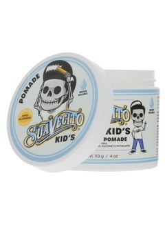 SUAVECITO Suavecito Kid's Pomade Calming Chamomile Scent Light Hold 4 oz. - Water Based Flake Free Hair Gel - Dermatologist-Tested, Hypoallergenic Formula - Free of Sulfates, Parabens, and Phthalates  - Image 3