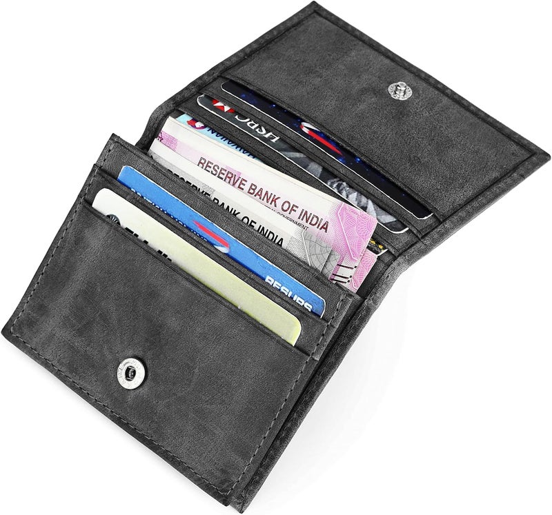 Napa Hide ® Mens Leather Wallet (Grey Hunter) - Image 2