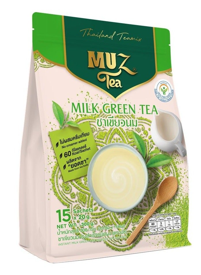 شاي موز سريع التحضير بالحليب الأخضر، 20 جرام × 15 كيس