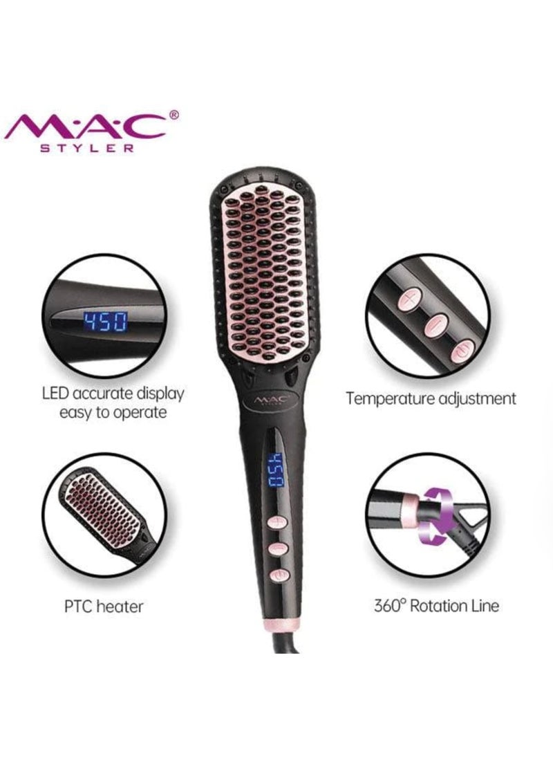 Mac Styler Mac Styler Professional Electric Comb Hair Dryer Hair Straightener Brush MC-19  - Image 5