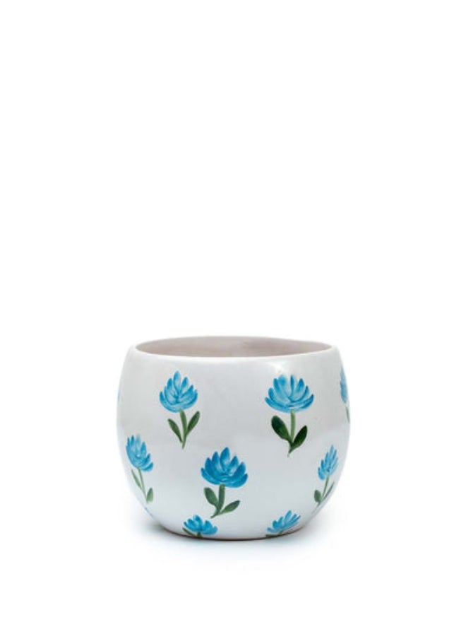 Balkans Handmade Pottery Pot Indoor/Outdoor
H 13 cm
D 15 cm 