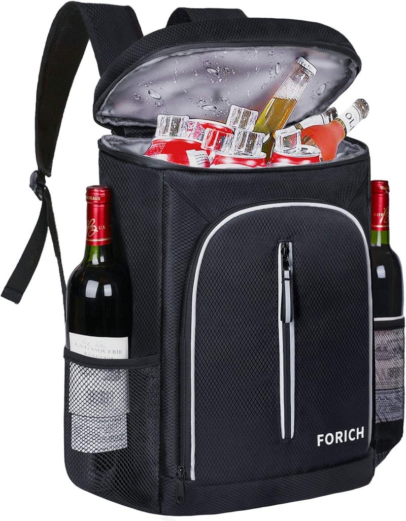 FORICH Soft Cooler Backpack Insulated Waterproof Backpack Cooler Bag Leak Proof Portable Small Cooler Backpacks to Work Lunch Travel Beach Camping Hiking Picnic Fishing Beer for Men Women - Image 1