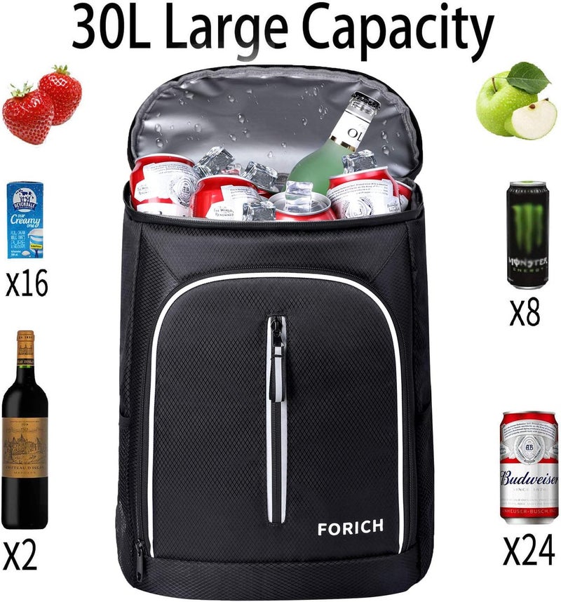 FORICH Soft Cooler Backpack Insulated Waterproof Backpack Cooler Bag Leak Proof Portable Small Cooler Backpacks to Work Lunch Travel Beach Camping Hiking Picnic Fishing Beer for Men Women - Image 3
