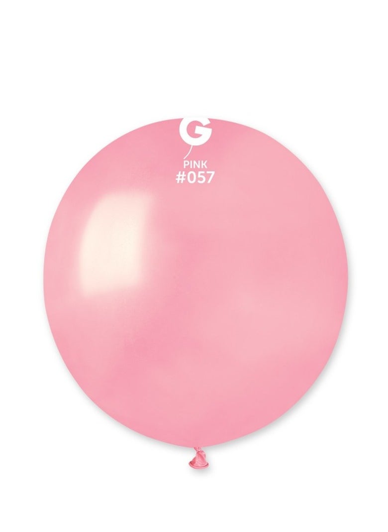 Gemar - 19" Standard Pink Latex Balloon 10Ct - Image 1