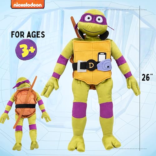 Jay Franco Nickelodeon Teenage Mutant Ninja Turtles Donatello Plush Pillow Buddy  Super Soft Stuffed Character Pillow  Polyester Microfiber 26 Inches - Image 5