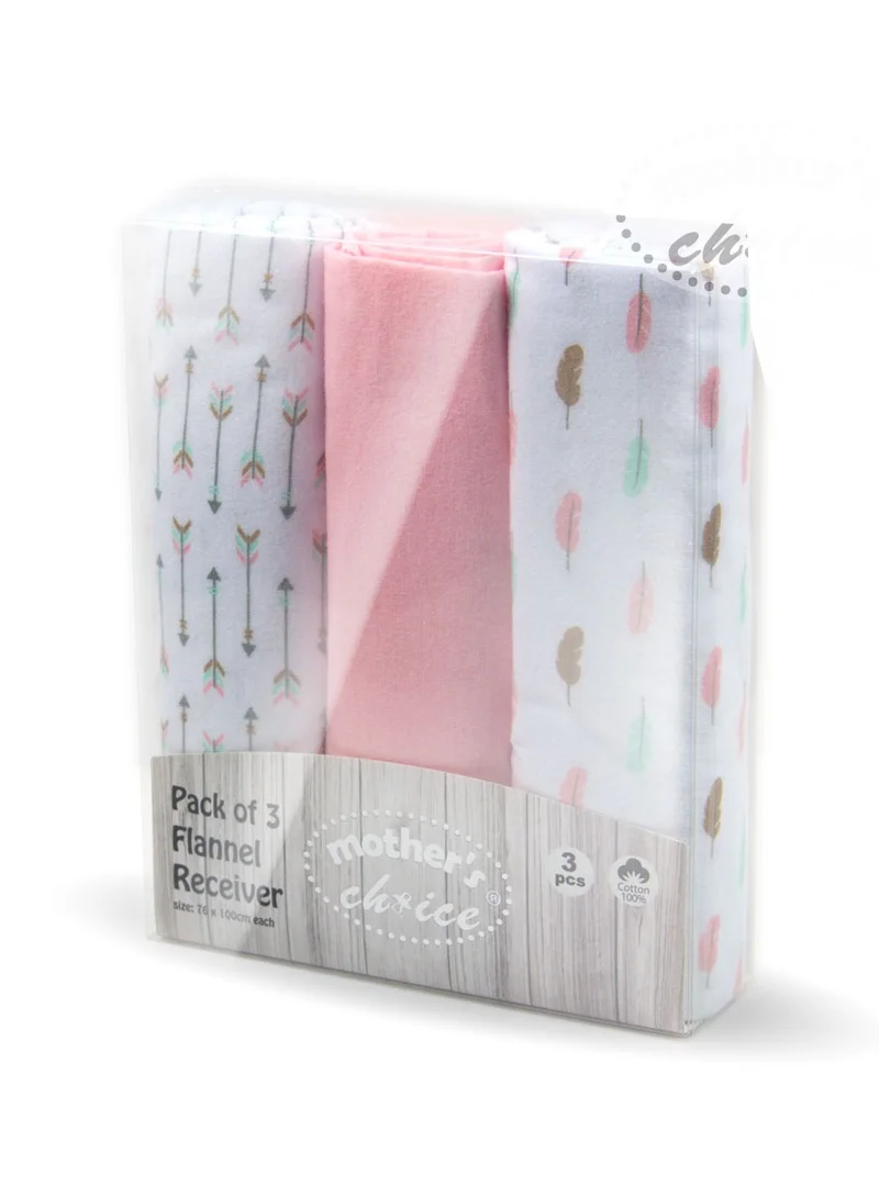 IKKXA Baby 3pk flannel receiver IT3519