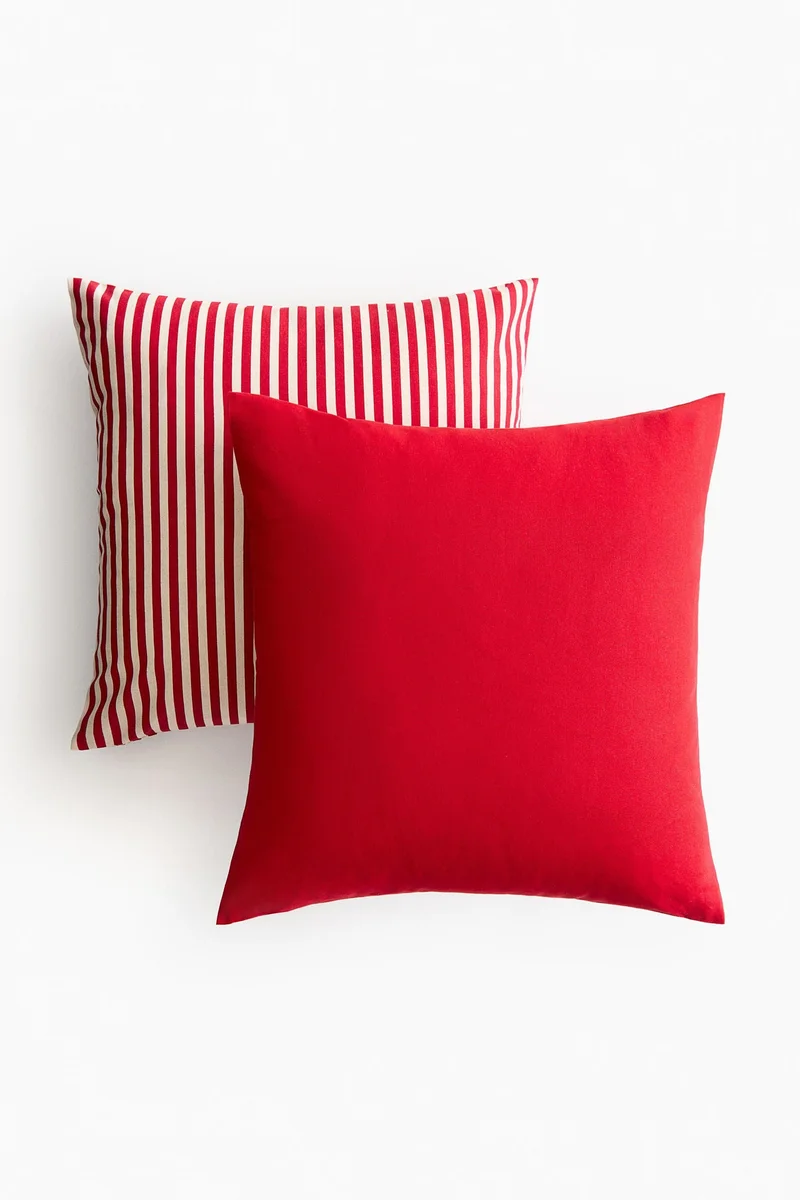 H&M 2-pack matching cushion covers