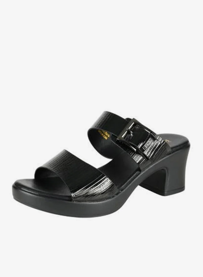 Michelle Morgan 092-2994 Michelle Morgan Ladies Block Heel Sandals 414RJ691 Black