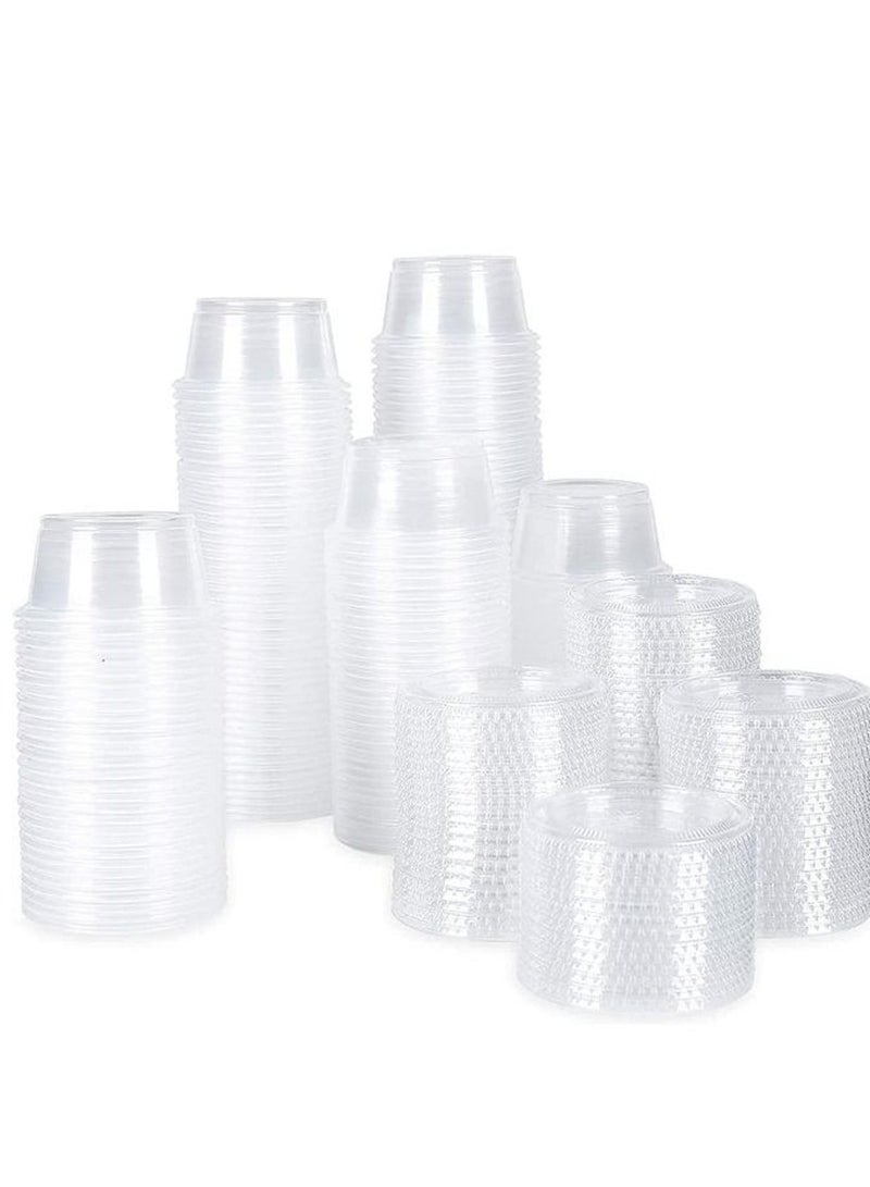 75 PCS Disposable Plastic Sauce Cups Containers For Samples  - Image 2