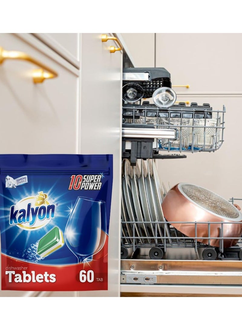 kalyon Dishwasher Tablets 60 PCS - Image 2