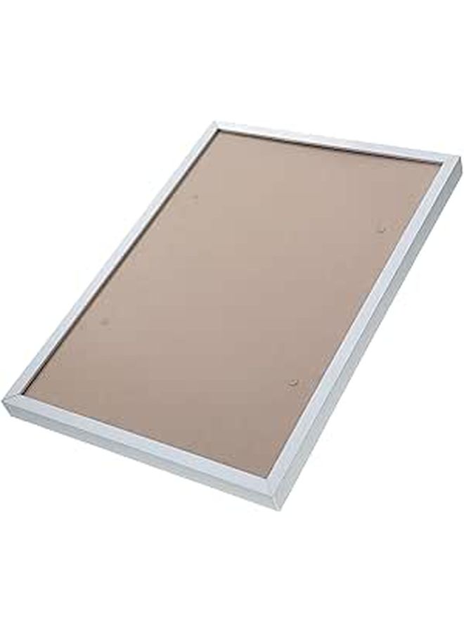 A4 Aluminum Silver Picture Frame For Wall Hanging Room Decor And Advertising Display - Image 1