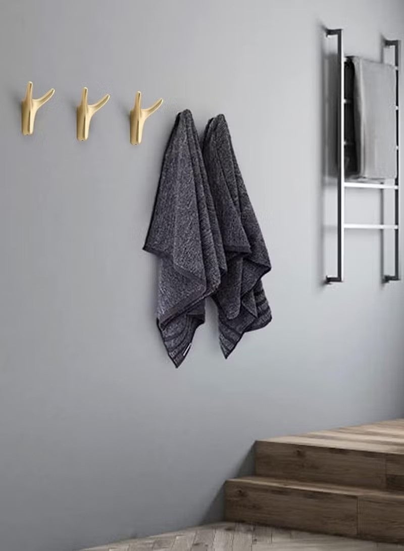 Towel Hook 4-Piece Set, Coat Hook, Branch Wall Hook, Heavy-Duty Door Hook, Towel Bathrobe Clothing Cabinet Hook, Sponge Hook, Suitable for Bathroom, Bedroom, Kitchen, Hotel, Pool - Image 4