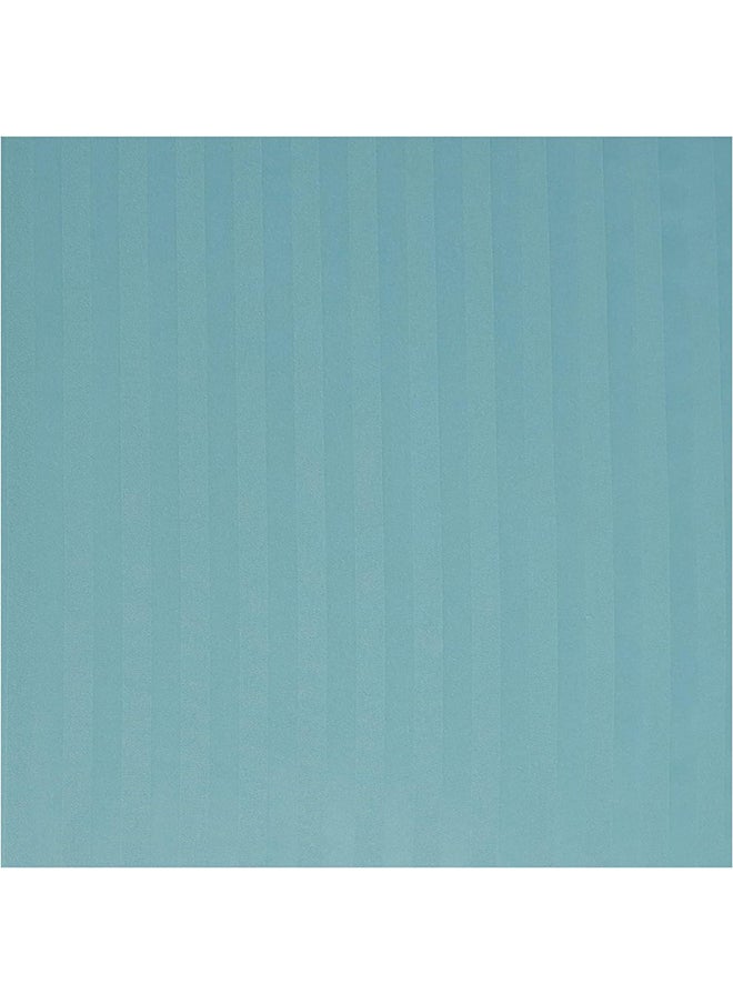 Hotel Collection HOTEL COLLECTION Stripe TEAL BLUE Double Fitted Sheet 150x200 cm with 2 Pillow Cases  - Image 3