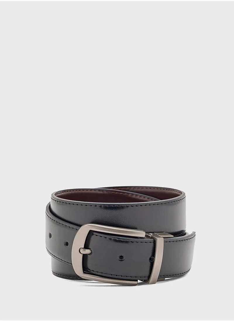 روبرت وود Genuine Leather Reversible Formal Belt