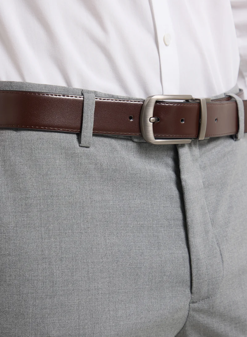 روبرت وود Genuine Leather Reversible Formal Belt