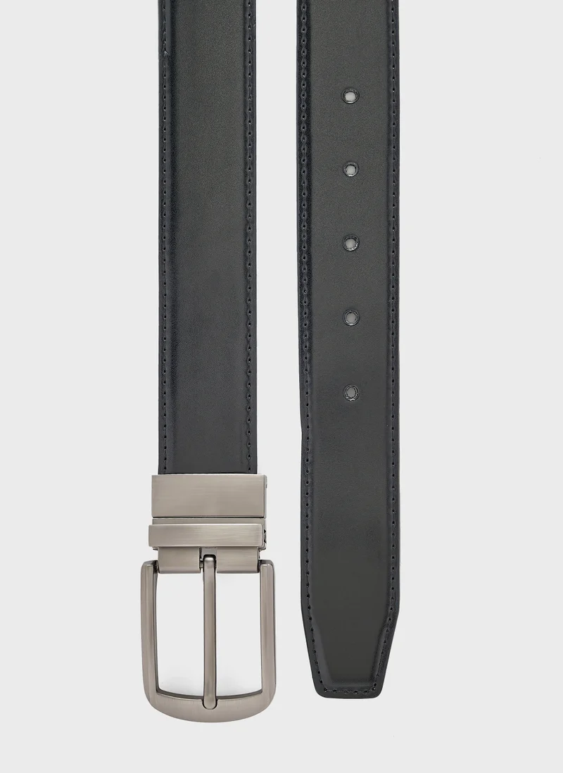 روبرت وود Genuine Leather Reversible Formal Belt