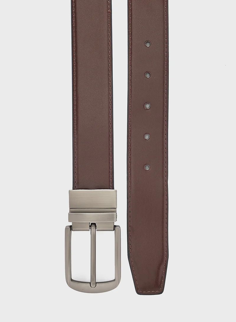 روبرت وود Genuine Leather Reversible Formal Belt