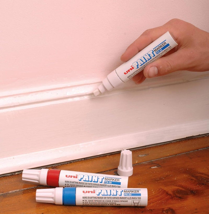 يوني بول Uni-Ball PX-20 White Permanent Marker - Image 2