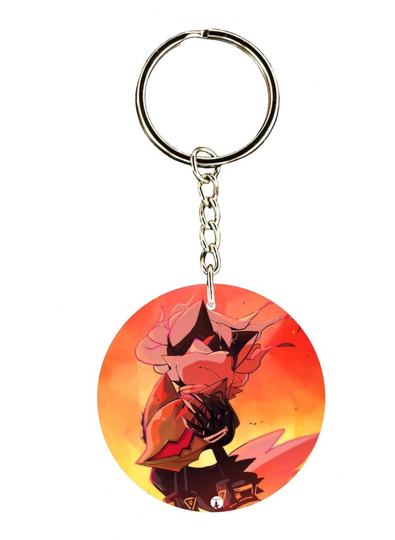 RKN Keychain Of The Video Game Sonic ( 2 Sides)