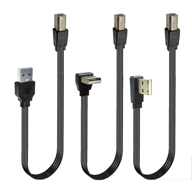 Printer Scanner Cable USB to B Interfaces Enhancing Signals Stability Texture Suitable for Various Devices Type B Cable - Image 5