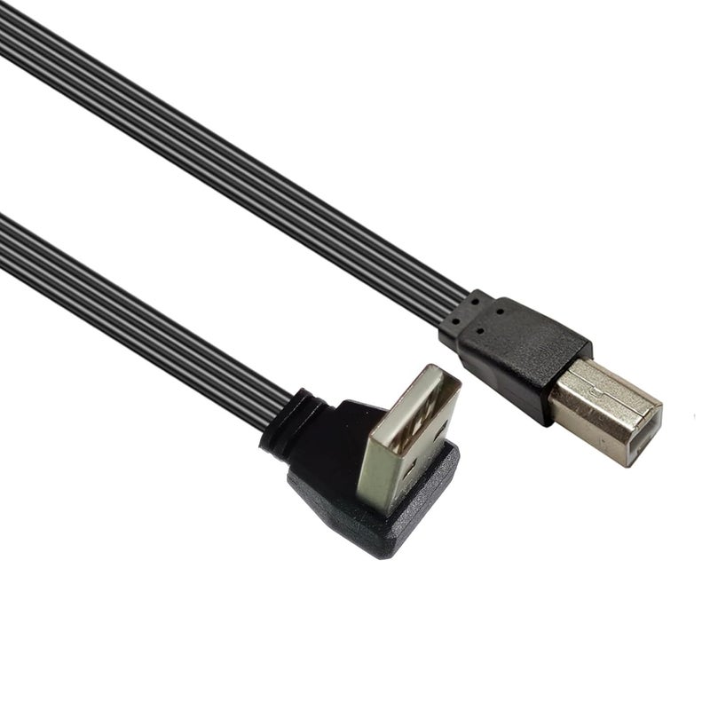 Printer Scanner Cable USB to B Interfaces Enhancing Signals Stability Texture Suitable for Various Devices Type B Cable - Image 1