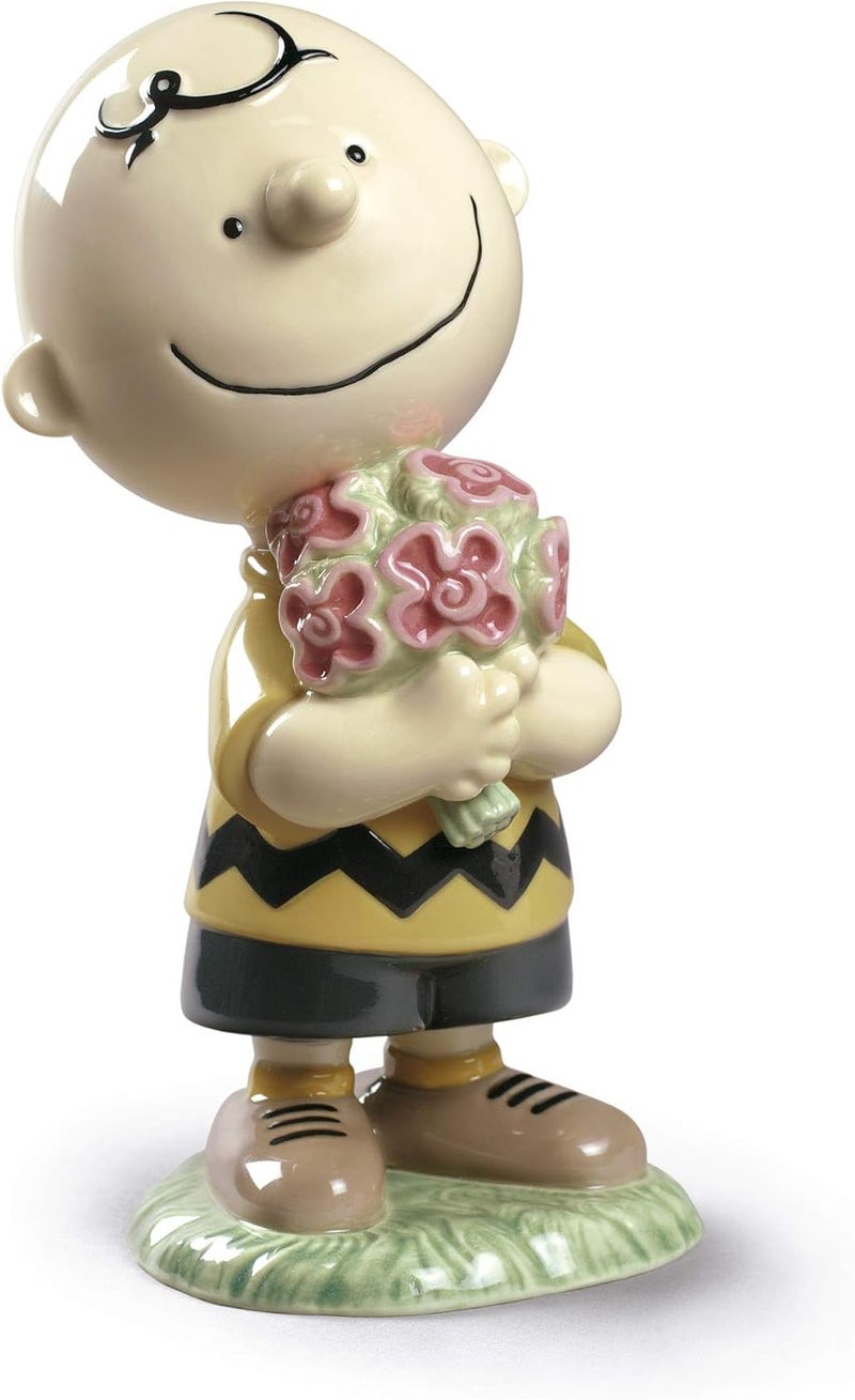 NAO Nao by Lladro Charlie Brown Porcelain Figurine  - Image 1