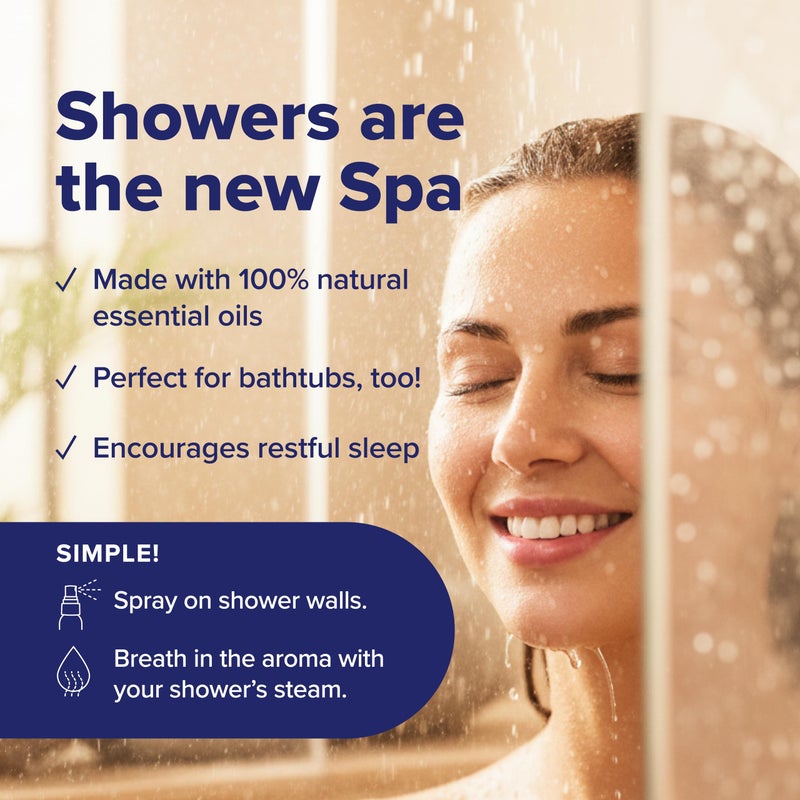 MOXE Aromatherapy Shower Mist Variety Pack, Eucalyptus, Lavender, Breathe and Dream, Spa Steam Spray, Natural 100% Essential Oils, Made in USA, Aromatherapy, Sinus Congestion Relief, 4 Pack (8oz) - Image 2