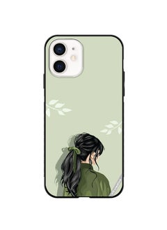 Protective Case Cover For Apple iPhone 12 mini A Girl Design Multicolour