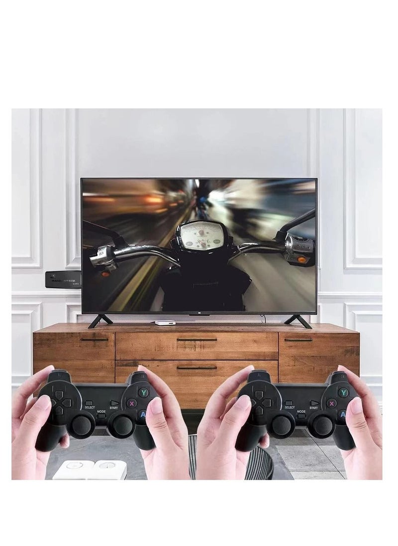 Retro 64G Game Console, Classic HD Game Console, 10000+ Built-in Games, 9 Emulator Console, HDMI TV Video Game Output, High Definition Game Console with Dual 2.4G Wireless Controllers