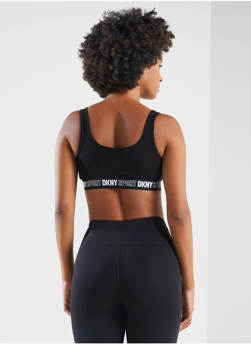 DKNY Sport Square Neck Sport Bra