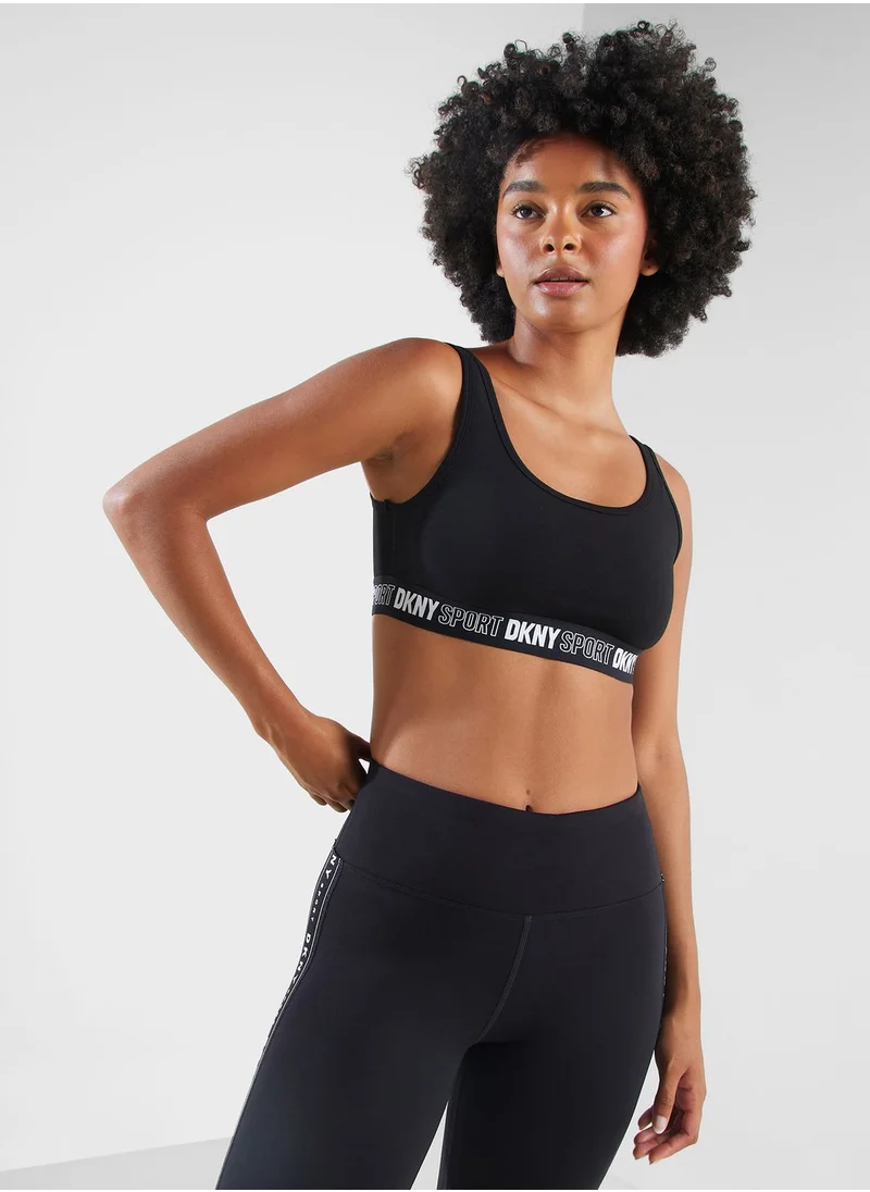 DKNY Sport Square Neck Sport Bra